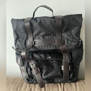 Belstaff Covert Backpack Poly Leather Straps BRAND NEW!